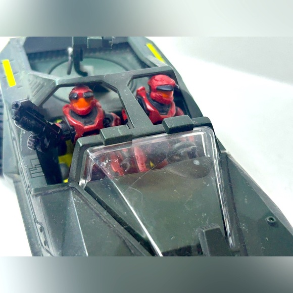 Halo - 2003 Joyride / Bungie - Warthog w/ 2 Red Spartans & 1 Assault Rifle 🔘🪖 - Picture 7 of 14